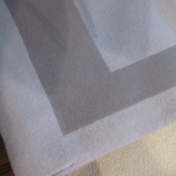 CB2 TRANSITION STATE Shift Warm Grey Merino Wool Reversible Throw Blanket - Picture 2 of 3